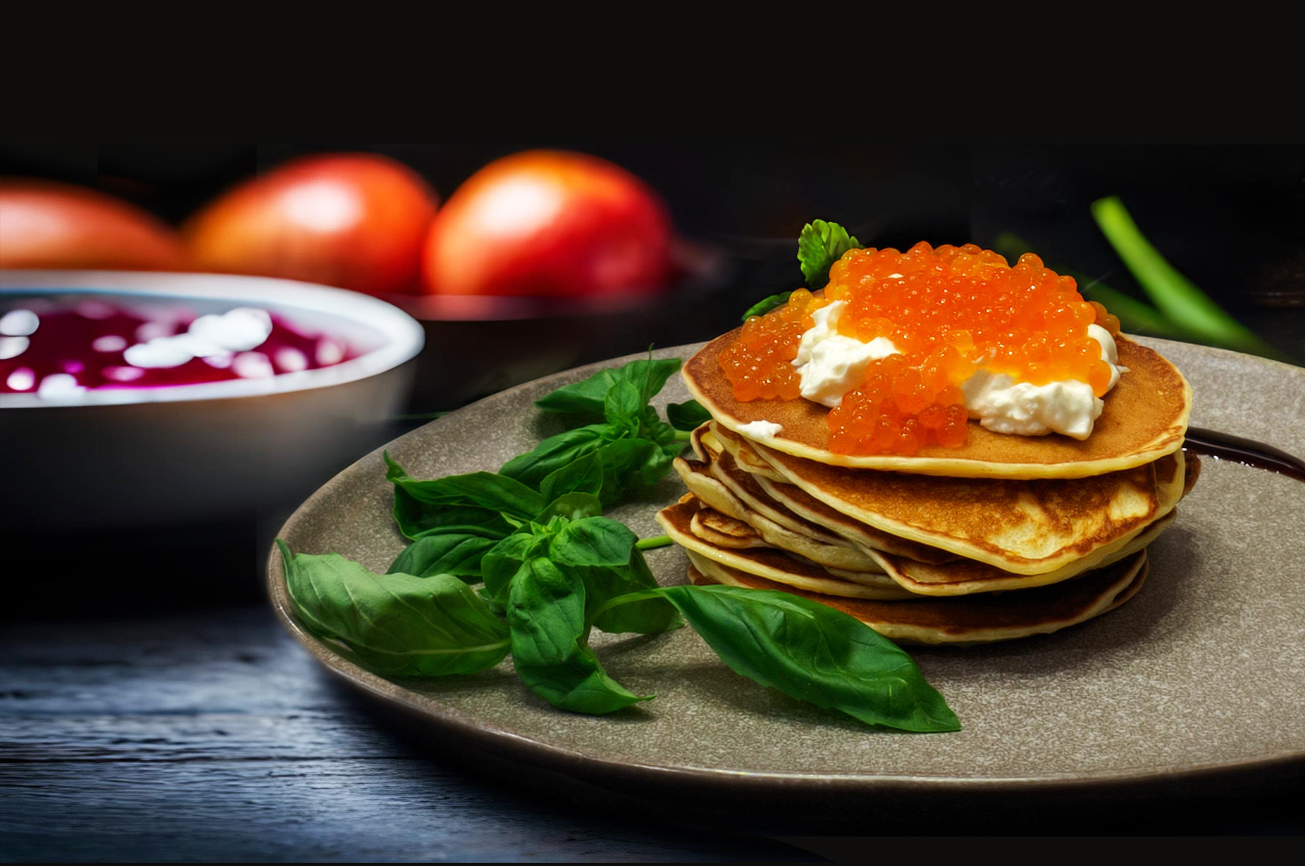 Tereyağlı Kremalı Pankekler